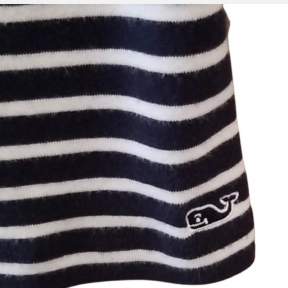 🇺🇲Vineyard vines womens blue/white 3/4 sleeve size M top. 100% Pima cotton. - Picture 3 of 9